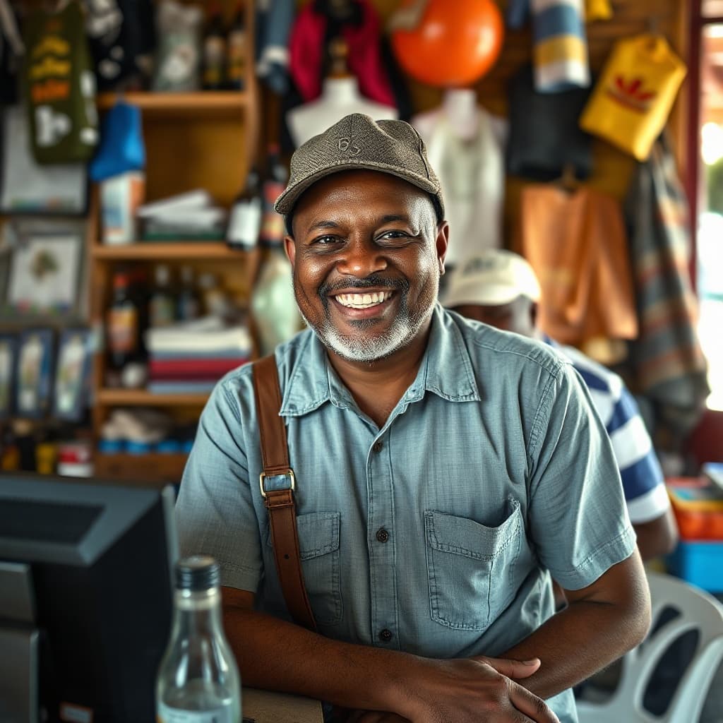 Emprendedor local en San Antonio de Guerra